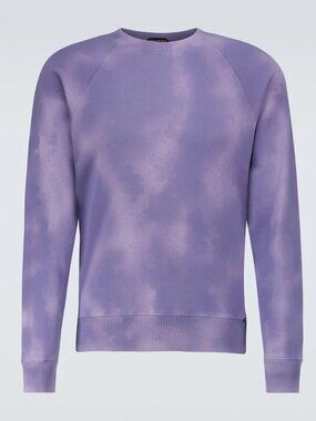 TOM FORD Tie-Due Cotton Jersey Sweatshirt